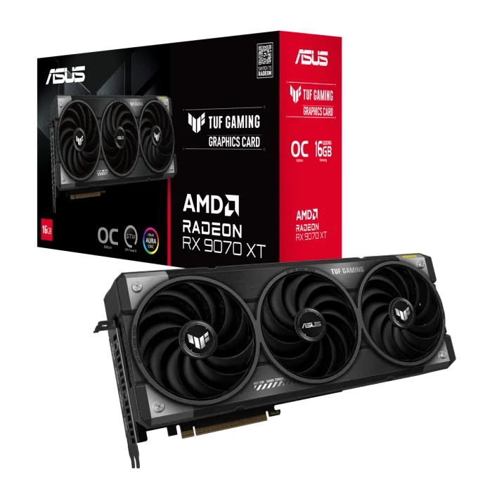 ASUS TUF Gaming Radeon RX 9070 XT 16GB GDDR6 OC Edition – видео карта