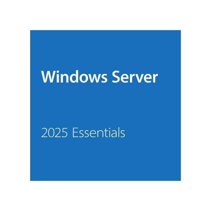 Софтуер, Dell Windows Server 2025 Essentials, No Media, WS2019 Ess Downgrade w/DVD Media, Multi Lang, Custome