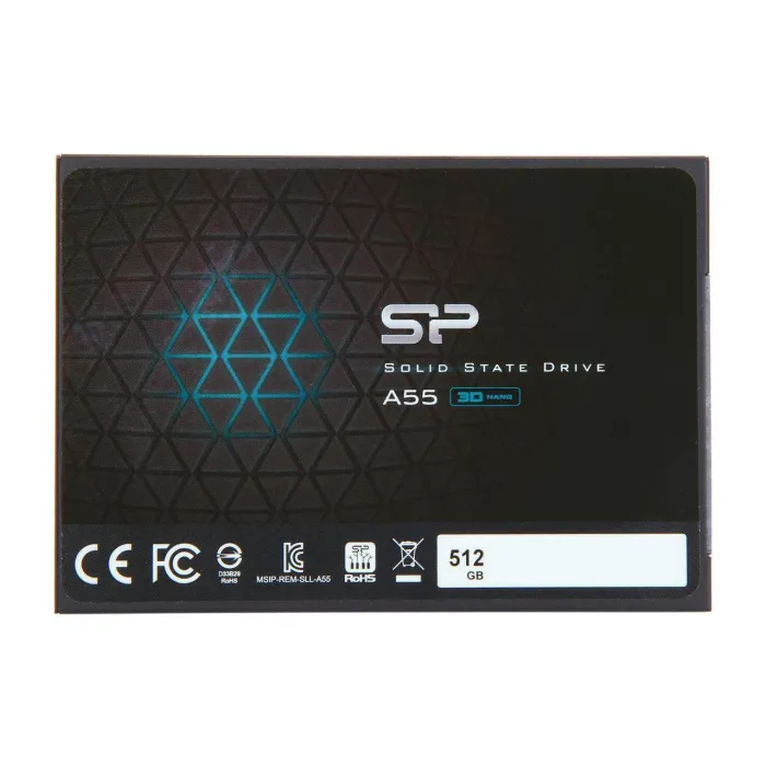 Solid State Drive (SSD) SILICON POWER A55, 2.5", 512 GB, SATA3 3D NAND flash