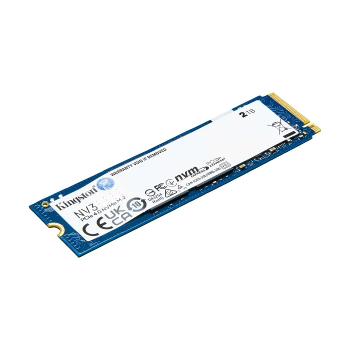 SSD устройство KINGSTON NV3, 2000 GB, M.2 2280, PCIe 4.0, NVMe