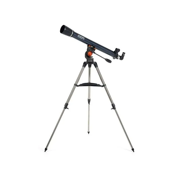 Телескоп CELESTRON AstroMaster 70AZ, рефрактор, апертура 70 мм, фокусно разстояние 900 мм, азимутална монтировка, увеличение до 165x, 2 окуляра
