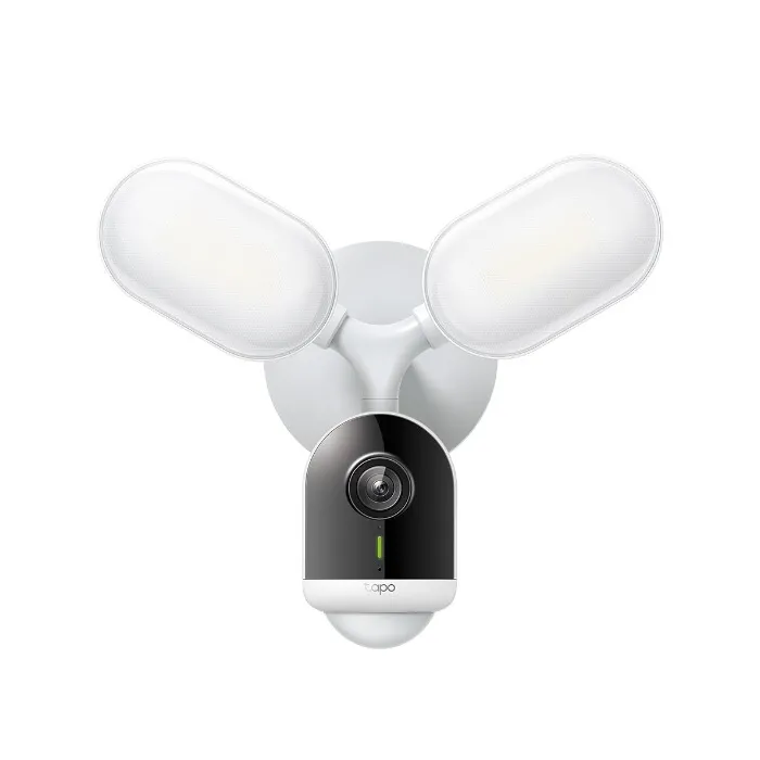 Външна IP камера с прожектори TP-Link Tapo C720, 2560 × 1440 пиксела, цветно и инфрачервено нощно виждане до 20 m, AI разпознаване, Wi‑Fi, IP65