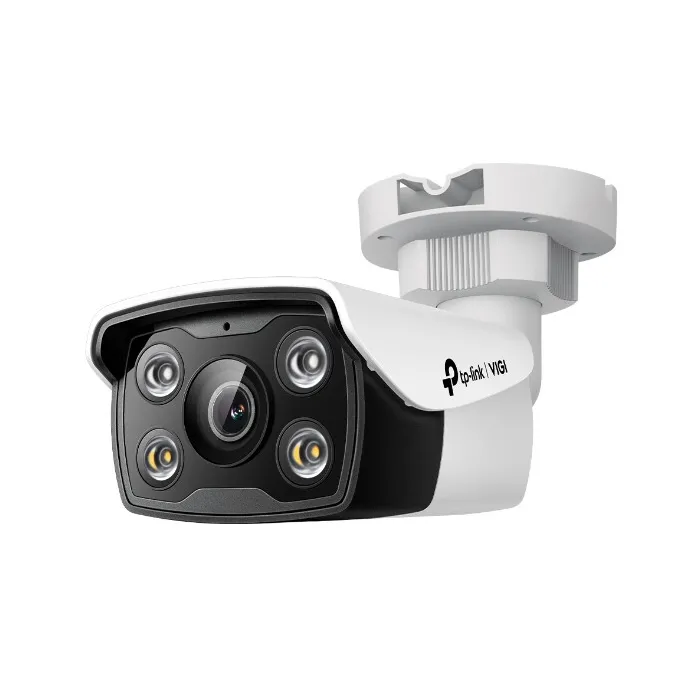 Куршумна IP камера за външен монтаж TP-LINK VIGI C350(4mm), 2880 x 1620 пиксела, фиксиран обектив 4 mm, PoE, нощно осветяване до 30 m, IP67