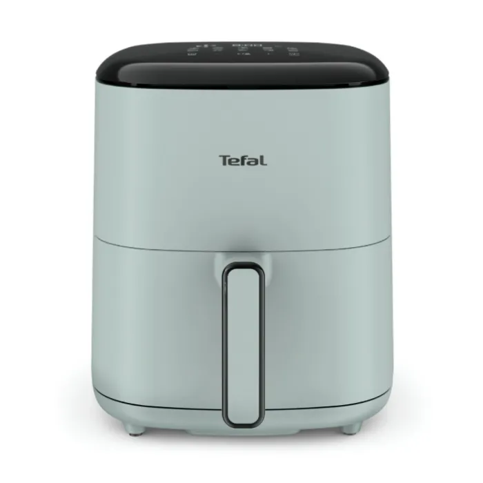 Аерофритюрник TEFAL Fry Easy Fry Pop EY2454E0, 1500 W, 5 l, 10 автоматични програми, 80–200 °C, таймер до 60 минути, цвят Eucalyptus
