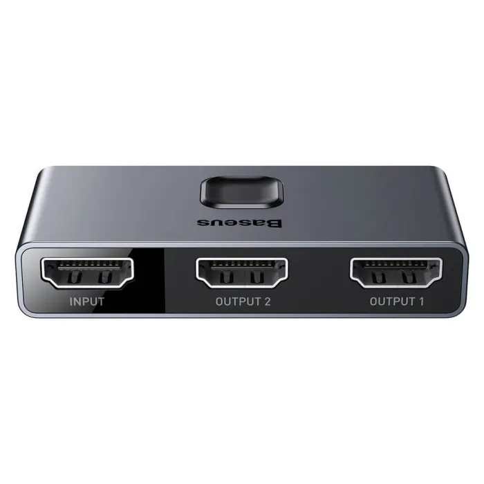 Baseus Matrix двупосочен HDMI превключвател 2в1/1в2 4K60Hz, сив