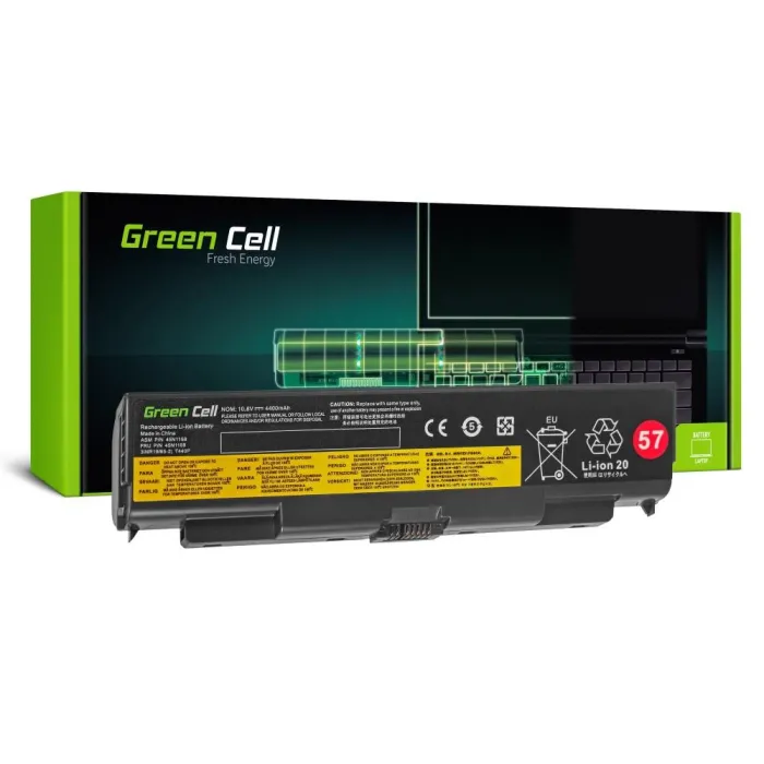 Батерия  за лаптоп  Lenovo ThinkPad T440P T540P W540 W541 L440 L540 / 11,1V 4400mAh   GREEN CELL