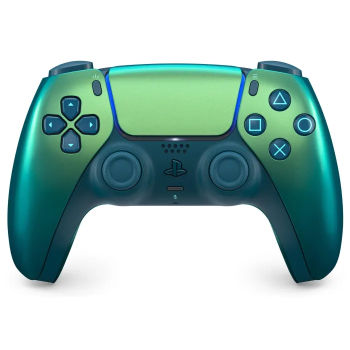 Безжичен геймпад SONY PS5 DualSense - Chroma Teal, за PlayStation 5, вибрации, Li-ion батерия 1560 mAh, USB Type-C, обхват до 10 м главно изображение