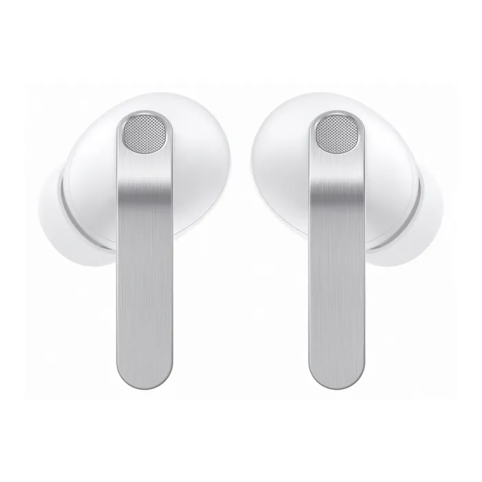 Безжични слушалки Samsung Galaxy Buds4 Pro, White, активно шумопотискане, адаптивен контрол на шума, 360 Audio, IP57, до 30 часа батерия