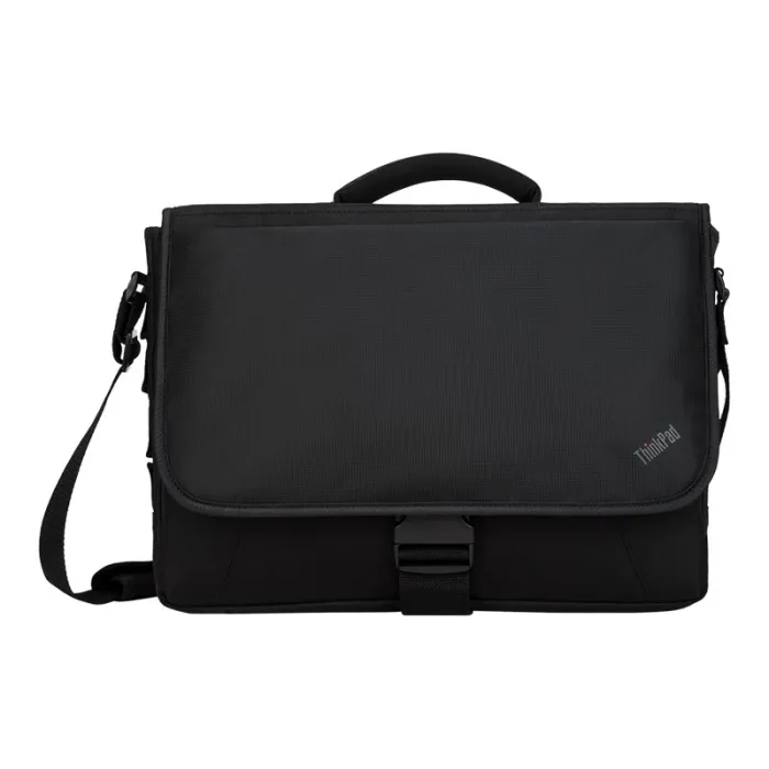 Чанта за лаптоп LENOVO ThinkPad Essential 15.6inch Messenger (A), за лаптопи до 15.6", черна, водоотблъскваща, с подплатено отделение, 100% полиестер