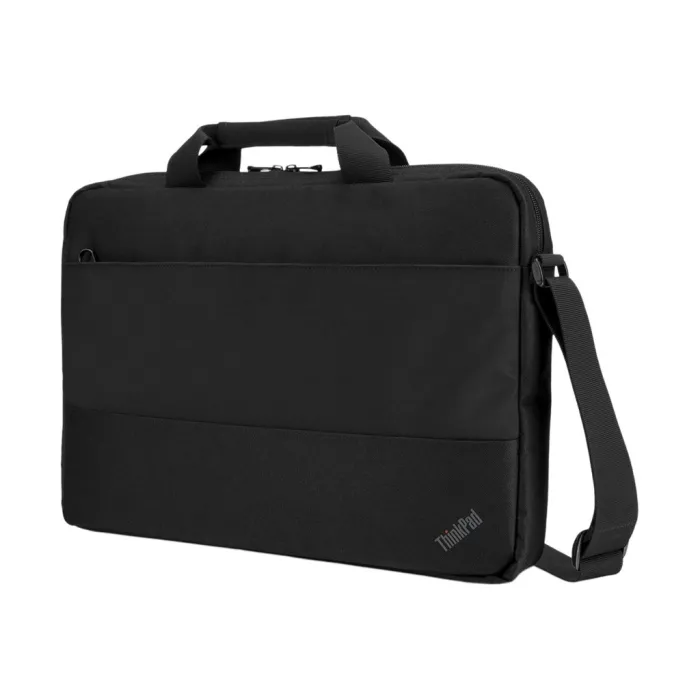 Чанта за лаптоп Lenovo 15.6inch Basic Topload, за лаптопи до 15,6 инча, 2 отделения, найлон, водоотблъскваща, регулируема подплатена презрамка, преден джоб с цип