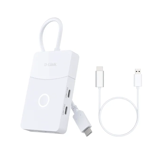 D-Link DUP-501 5-в-1 USB-C хъб с Wireless HDMI, 4K HDMI и PD 100W