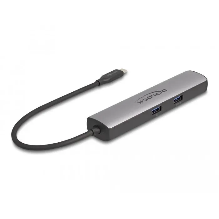 Докинг станция Delock USB 40 Gbps USB Type-C, 8K - HDMI / USB 10 Gbps / 2.5 Gigabit LAN / PD 3.0 100 W