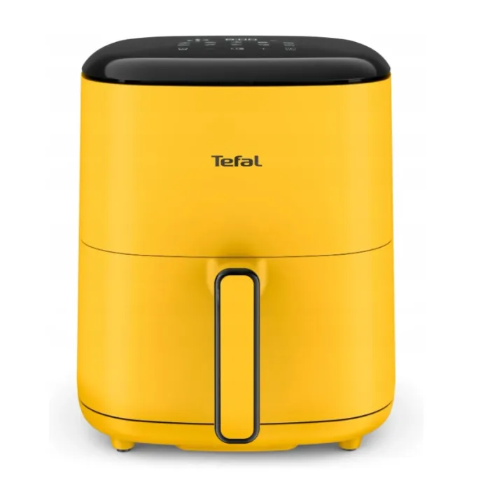 Фритюрник с горещ въздух TEFAL Easy Fry Pop EY2452E0, 5 л, 1500 W, 10 автоматични програми, 80–200 °C, таймер до 60 минути, жълт