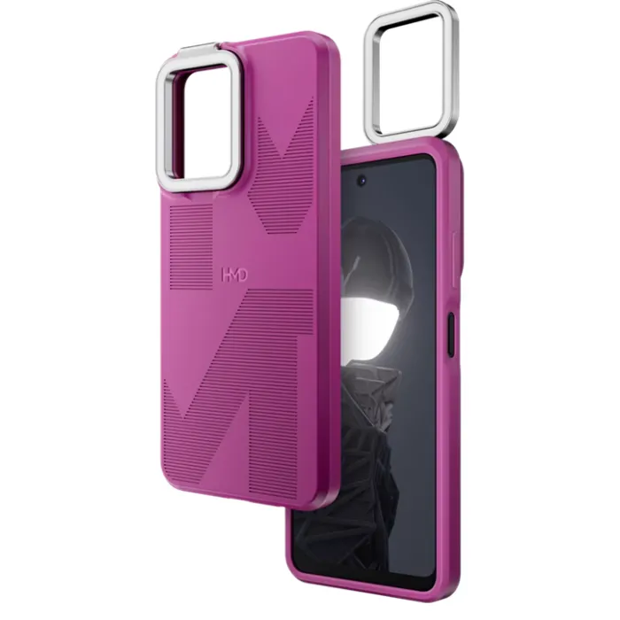HMD Fusion Flashy Outfit Pink – смарт калъф с LED light ring, RGB контрол