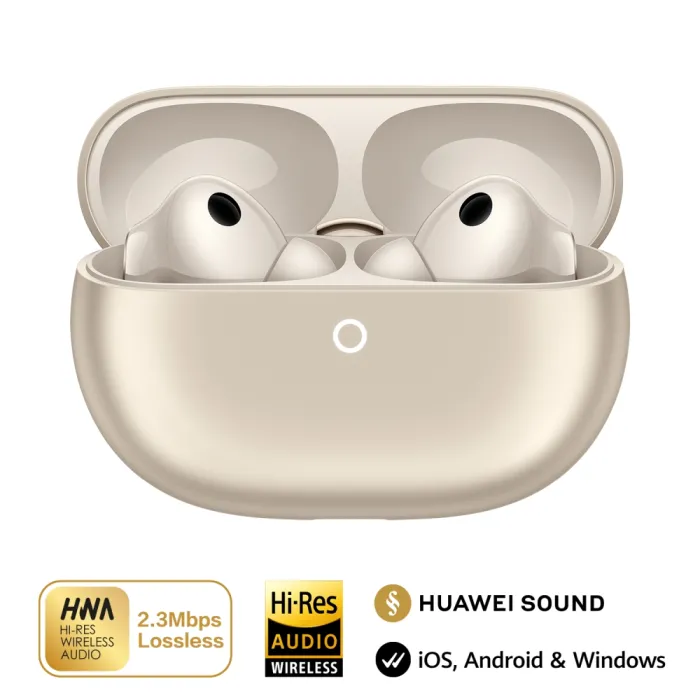 Huawei FreeBuds Pro 5 пясъчни безжични слушалки с 2.3 Mbps lossless audio и ANC