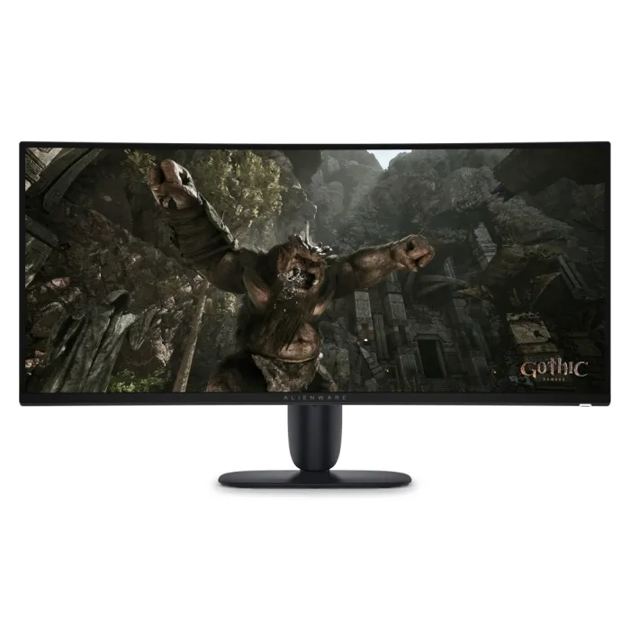 Извит геймърски монитор DELL Alienware AW3426DWM, 34", VA, UW-QHD 3440x1440, 240Hz, AMD FreeSync Premium, HDR, USB-C
