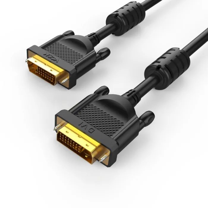 Kабел VCom CG442GD, DVI 24 1 Dual Link, 5 метра, 2 Ferrites