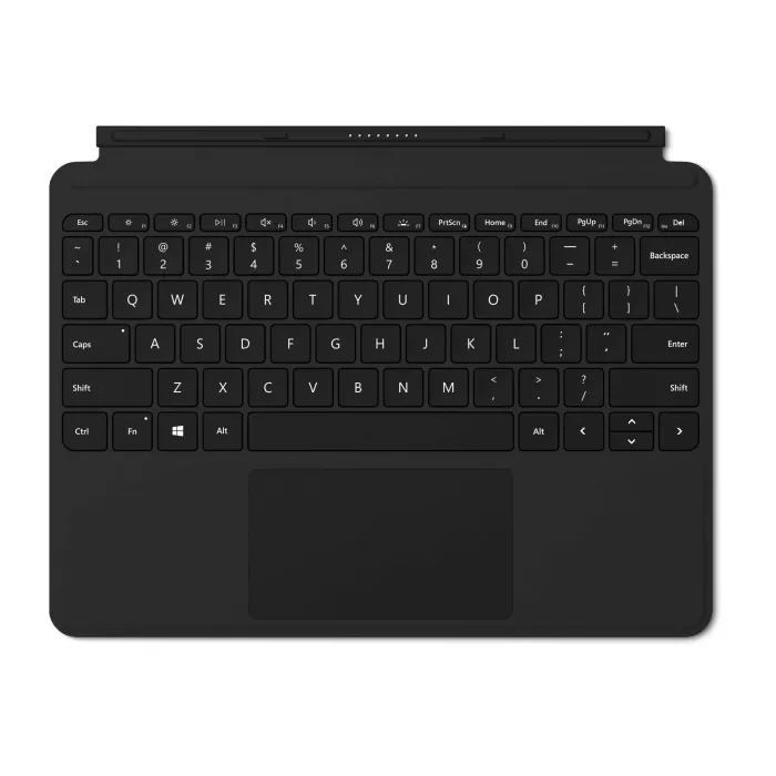 Клавиатурен калъф Microsoft Surface Go Type Cover N KCN-00025, черен, UK QWERTY, подсветка, тъчпад, магнитно закрепване, за Surface Go 1/2/3/4