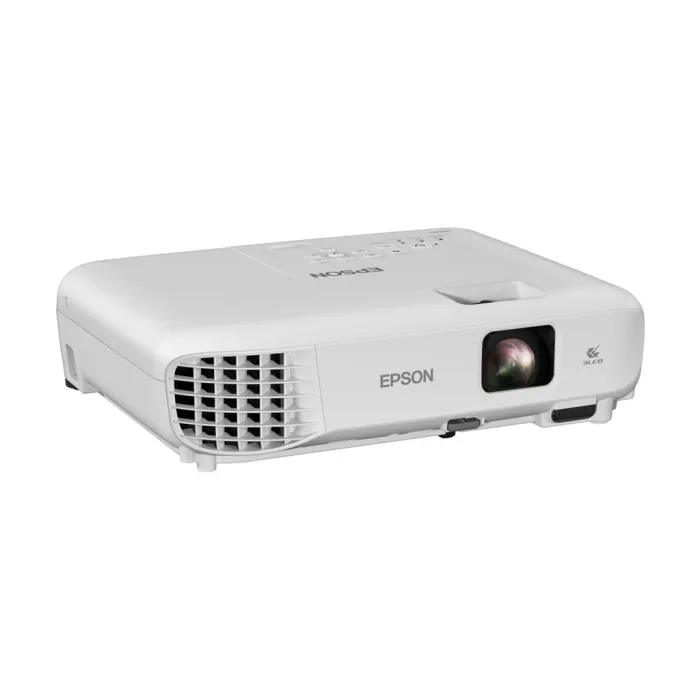 Лампов проектор Epson EB-W53, 3LCD, WXGA 1280 x 800, 4000 lm, контраст 16 000:1, 2 x HDMI, високоговорител 2 W