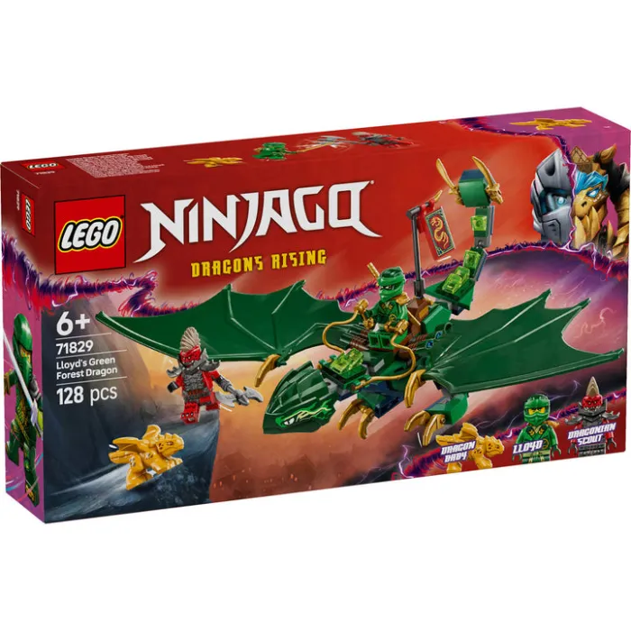LEGO NINJAGO Lloyd's Green Forest Dragon 71829 конструктор с 128 части