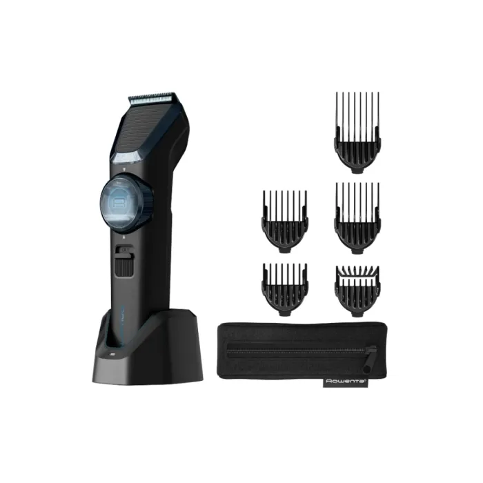 Машинка за подстригване ROWENTA TN5650E0 X-Series 900, за коса и брада, ножчета от неръждаема стомана, над 75 дължини 0,5–42 mm, до 360 мин работа, миеща се
