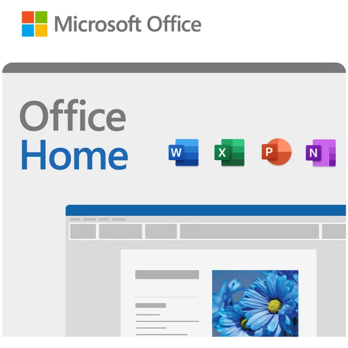 Microsoft Office Home 2024 – еднократен лиценз за 1 PC или Mac, Word/Excel/PowerPoint/OneNote (EP2-06812)
