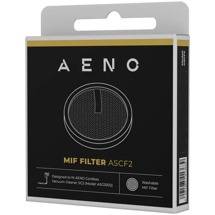 Миещ се MIF филтър AENO ASCF2 за акумулаторна прахосмукачка SC2, 1 брой