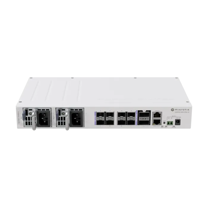 Комутатор Mikrotik CRS510-8XS-2XQ-IN 2x 100 Gigabit QSFP28 порта, 8x 25 Gigabit SFP28 порта