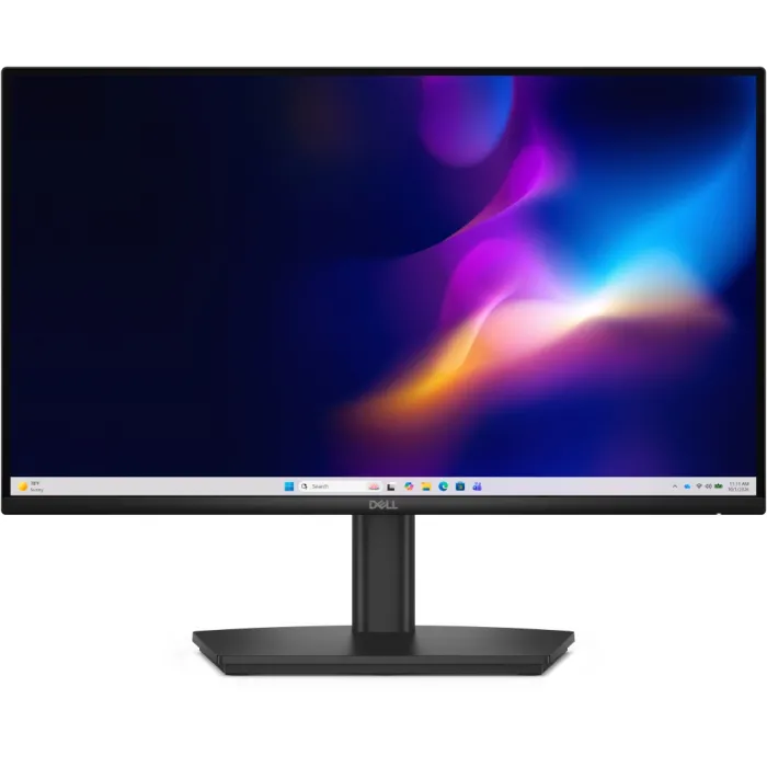 Монитор DELL E2226HS, 21.5", IPS, Full HD 1920x1080, 100 Hz, 5 ms, Anti-Glare, вградени говорители, регулируема по височина стойка