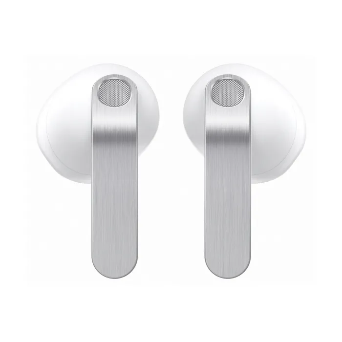 Напълно безжични слушалки Samsung Galaxy Buds4, бял, 11 мм високоговорител, активно и адаптивно шумопотискане, Околен звук, 360 Audio, Bluetooth 6.1, IP54