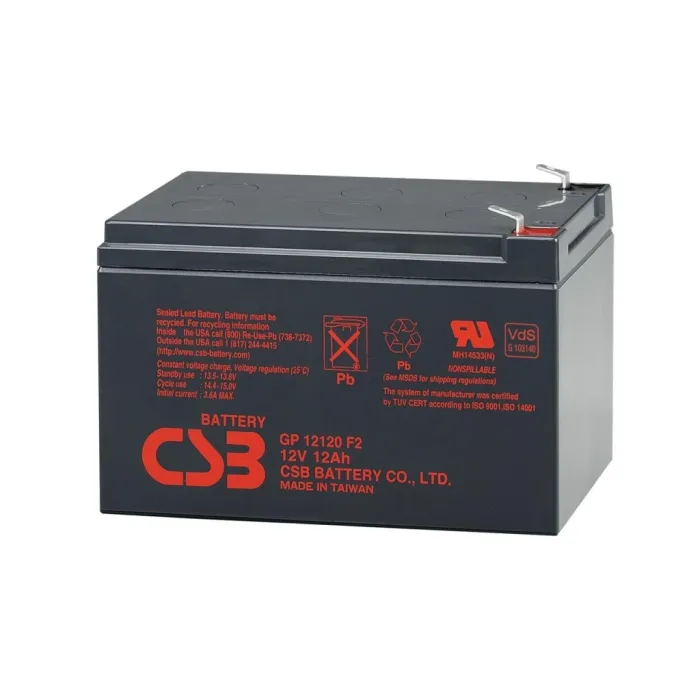 Оловно-киселинна акумулаторна батерия за UPS EATON GP12120, 12 V, 12 Ah, 6 клетки, 94 x 151 x 98 mm