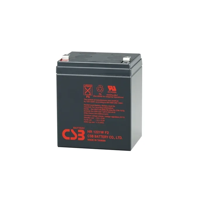 Оловно-киселинна батерия за UPS EATON HR1221W, 12 V, 5,3 Ah, презареждаема, 21 W при 15-минутен разряд, 6 клетки, 101,8 x 90 x 70 mm