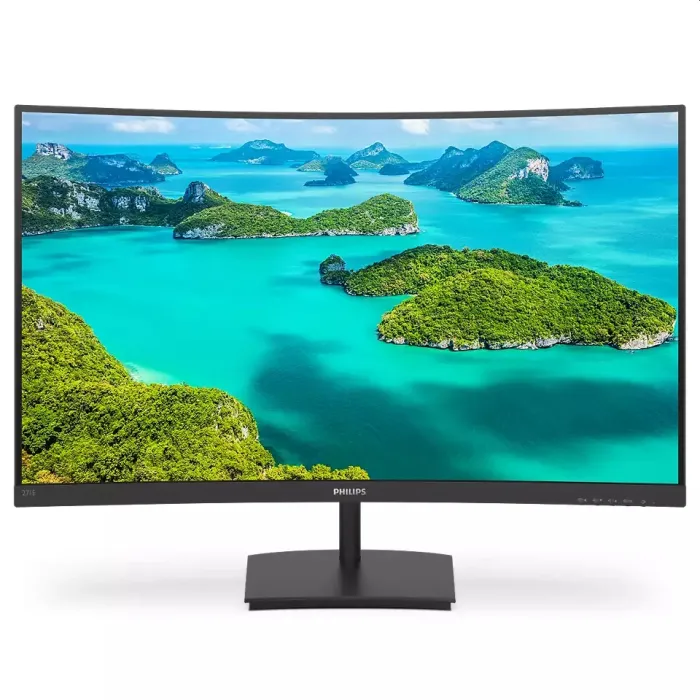 Philips 271E1SCA, 27" Curved 1500R VA WLED, 1920x1080@75Hz, 4ms GTG, 250cd/m2, 3000:1, Mega Infinity