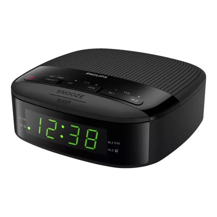PHILIPS Radio Ararm Clock black
