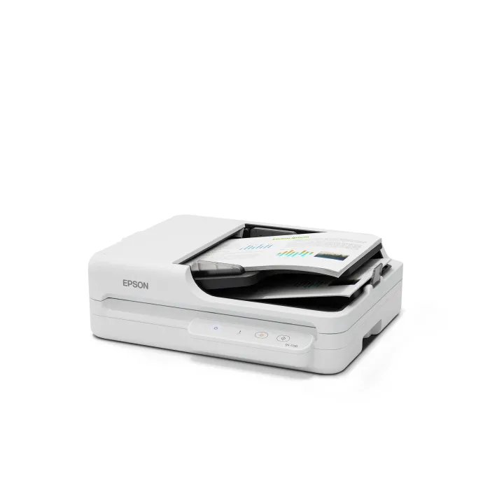 Плосък скенер Epson WorkForce DS-1730, ADF, 30 стр./мин, двустранно сканиране 60 изображения/мин, 600 dpi, USB 2.0