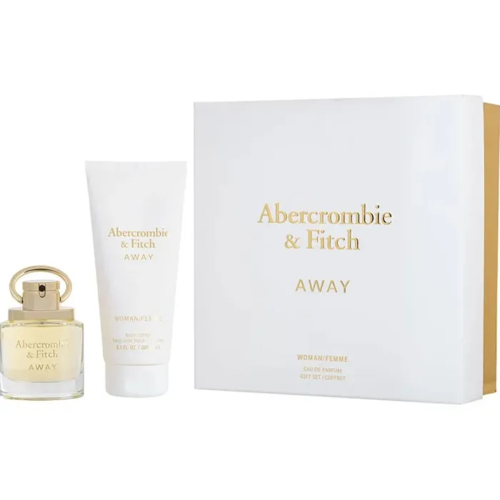 Подаръчен комплект Abercrombie & Fitch Away, парфюмна вода за жени 50 ml + хидратиращ лосион за тяло 200 ml