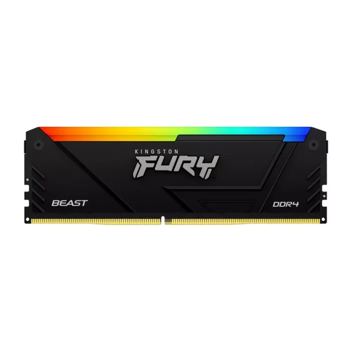 RAM памет Kingston FURY Beast RGB 32GB DDR4 3200MT/s CL16 XMP