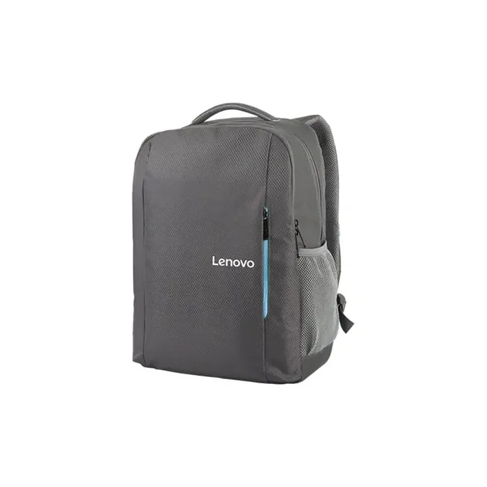 Раница за лаптоп Lenovo B515, до 15.6 инча, сива, водоотблъскваща и устойчива на разкъсване, джоб за бърз достъп, 2 странични джоба, аерирана гръбна част