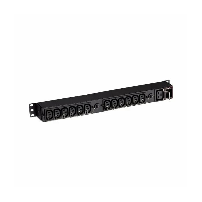 Разклонител за rack шкаф EATON FlexPDU 12 IEC, 1U, 12x IEC C13 + 1x IEC C19, вход IEC C20, 16 A, макс. мощност 4 kW, кабел 2 m