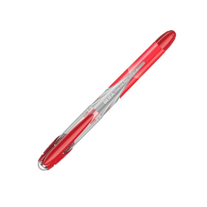 Ролер-писалка Beifa RX102-12B3, 0.5 mm, червен