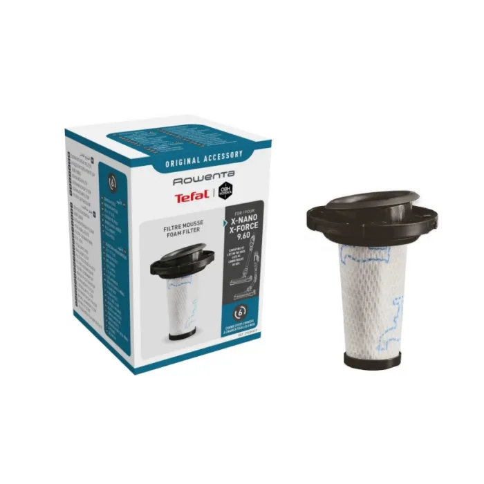 Rowenta/Tefal ZR009010 пенофилтър за прахосмукачка – официален аксесоар, подмяна на 6 месеца