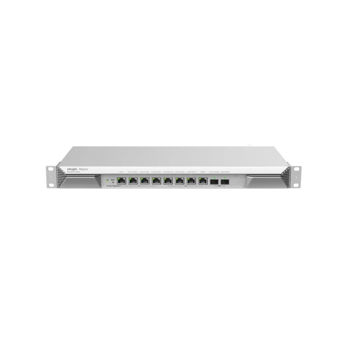 Бизнес рутер Ruijie RG-EG710XS, 4x2.5GE, 4x1GE, 2x10GE SFP+, пропускателна способност 3000 Mbps, Cloud управление, до 700 потребители, Rack 1U