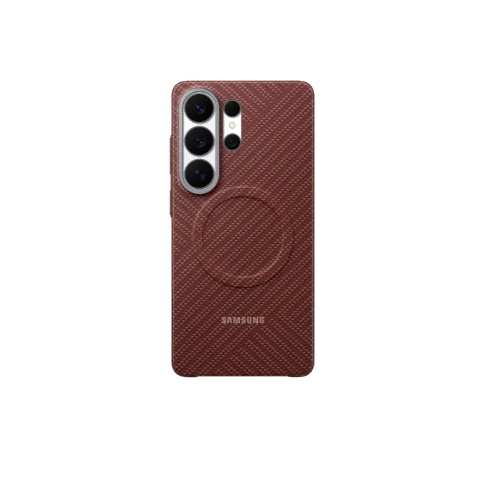 Samsung S26 Ultra Carbon Magnet Case Coral Red