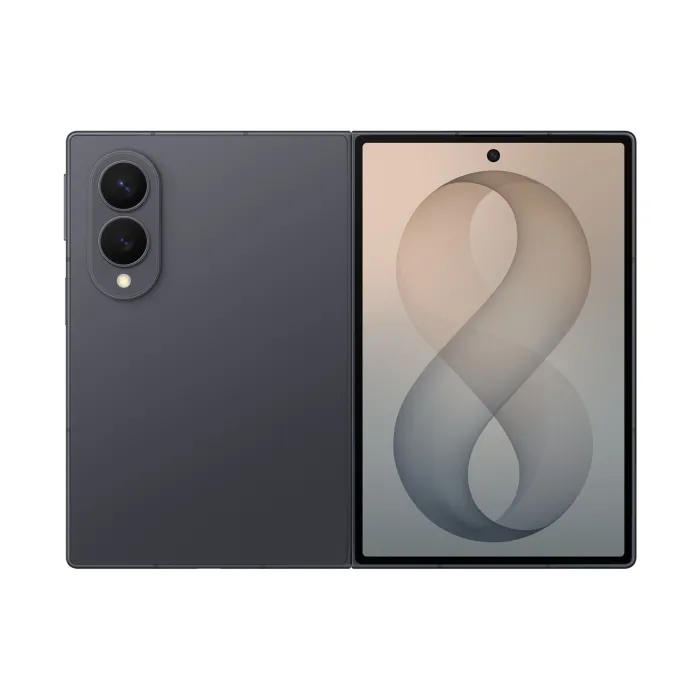 Сгъваем смартфон SAMSUNG Galaxy Z Fold8 SM-F971BZKBEUE, 12 GB RAM, 256 GB, 7,6" Dynamic AMOLED 2X, Snapdragon 8 Elite Gen 5 for Galaxy, 5G, камери 50 MP + 50 MP, Graphite