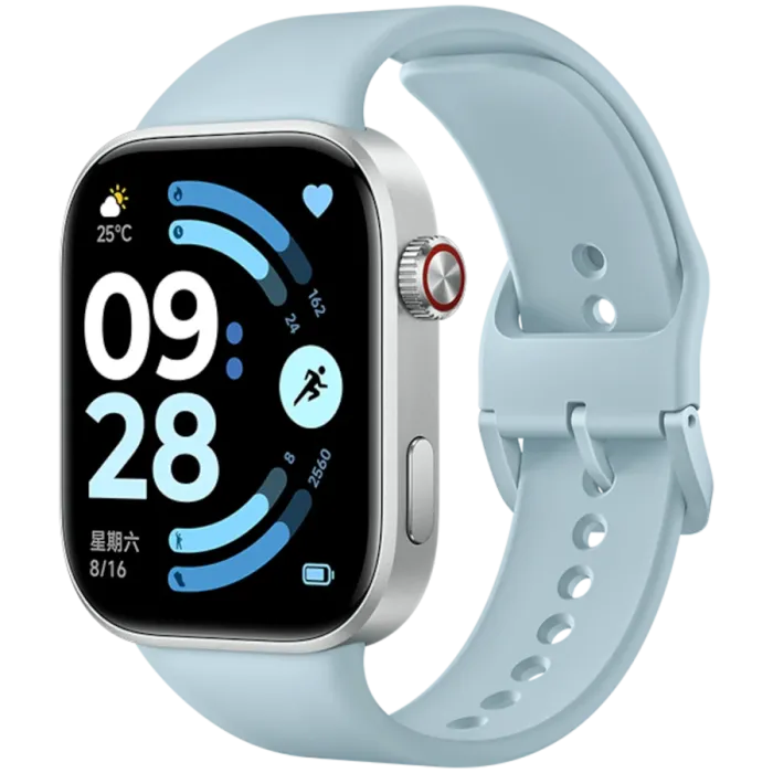 Смарт часовник REDMI Watch 6, 2.07" AMOLED, GNSS, Bluetooth разговори, 5ATM, до 24 дни, Glacier Blue