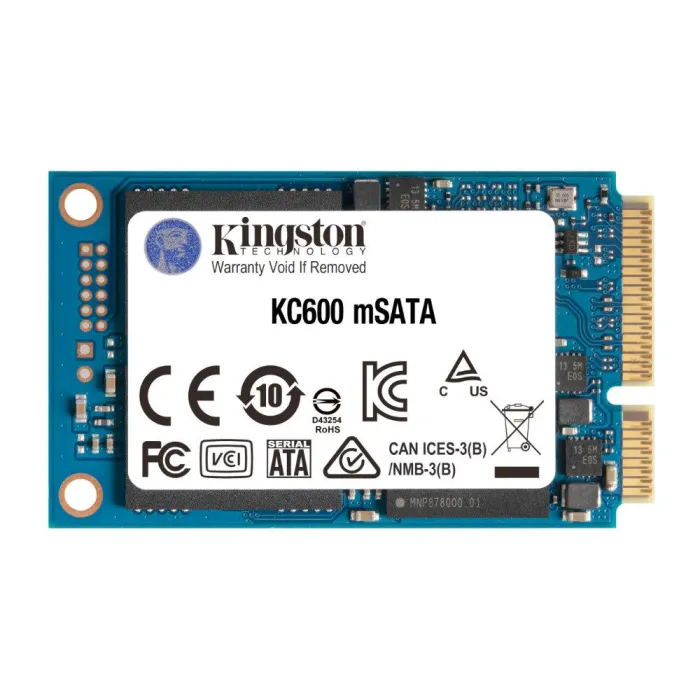 Solid State Drive (SSD) KINGSTON KC600, 1024GB, mSATA