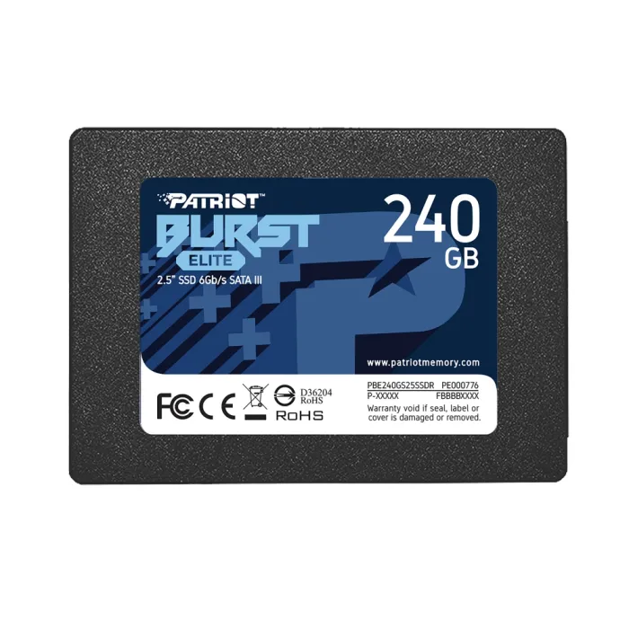 SSD диск, Patriot Burst Elite, 240GB, SATA3, 2.5"