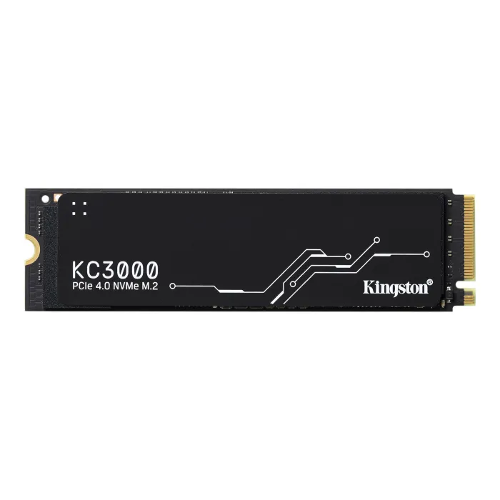 SSD твърд диск, Kingston KC3000, 4TB, PCIe 4.0 x4 NVMe, M.2 2280, SKC3000D/4096G