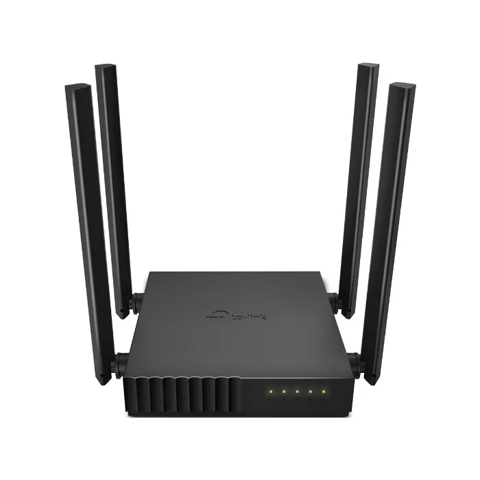 Двубандов безжичен рутер TP-Link Archer C54, Wi‑Fi 5, 2,4/5 GHz, до 867 Mbps + 300 Mbps, 4× 10/100 Mbps LAN, 1× 10/100 Mbps WAN, Beamforming