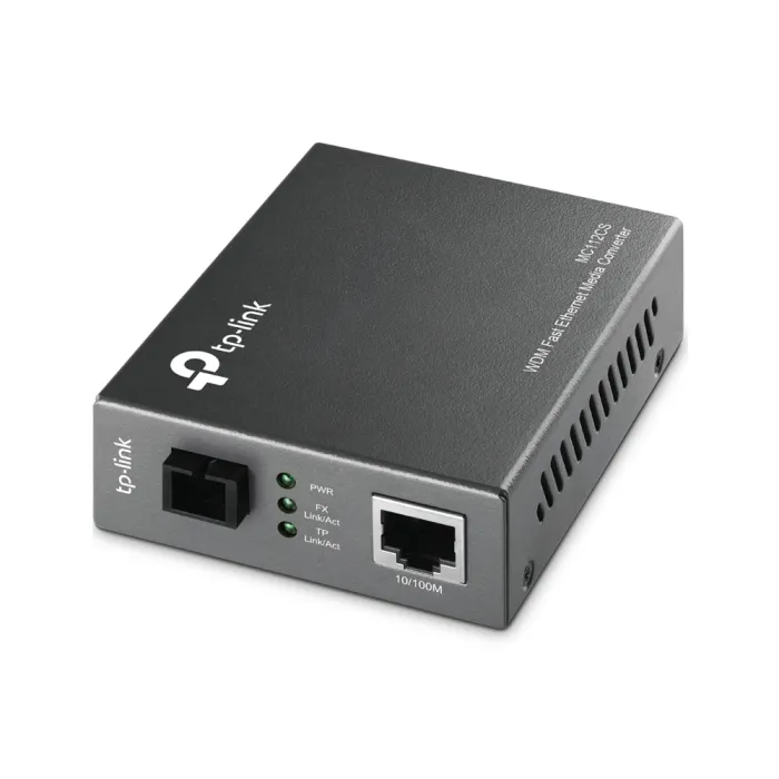 TP-Link MC112CS RJ-45 към SC WDM медиен конвертор 10/100 Mbps